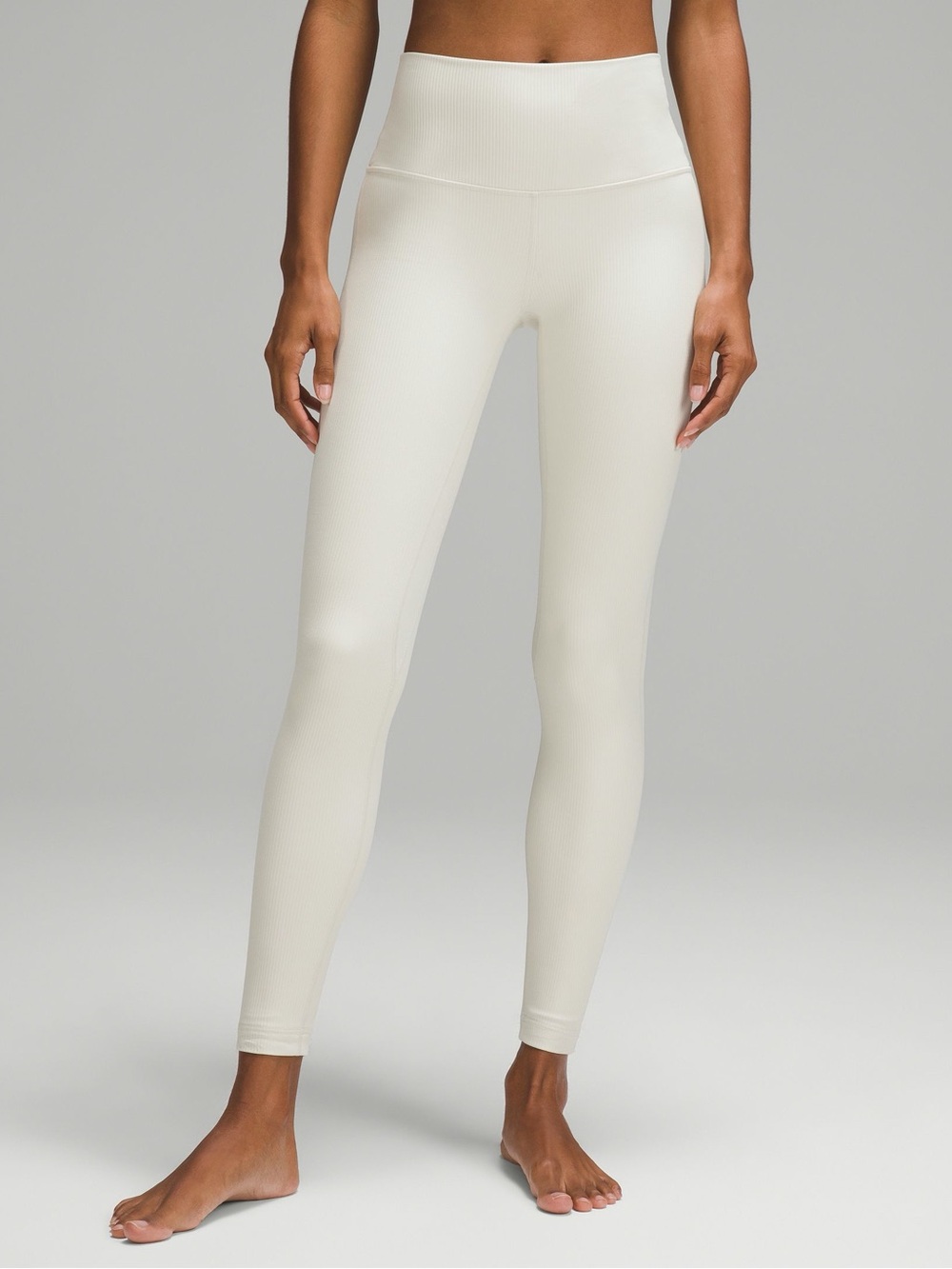 Lululemon align high rise ribbed leggings shine
